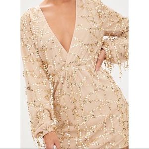 Mini sequence dress